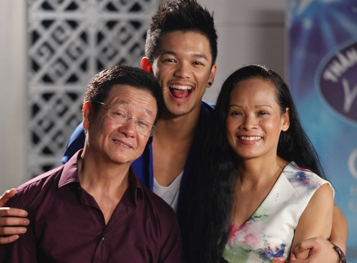 Top 6 Vietnam Idol chia se anh gia dinh hinh anh