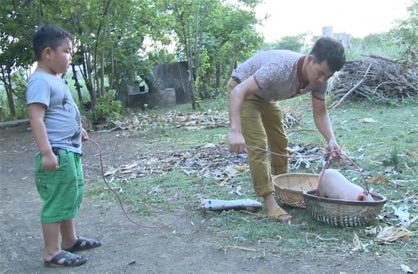 Bố con Xuân Bắc trong game show truyền hình thực tế Bố ơi, mình đi đâu thế?