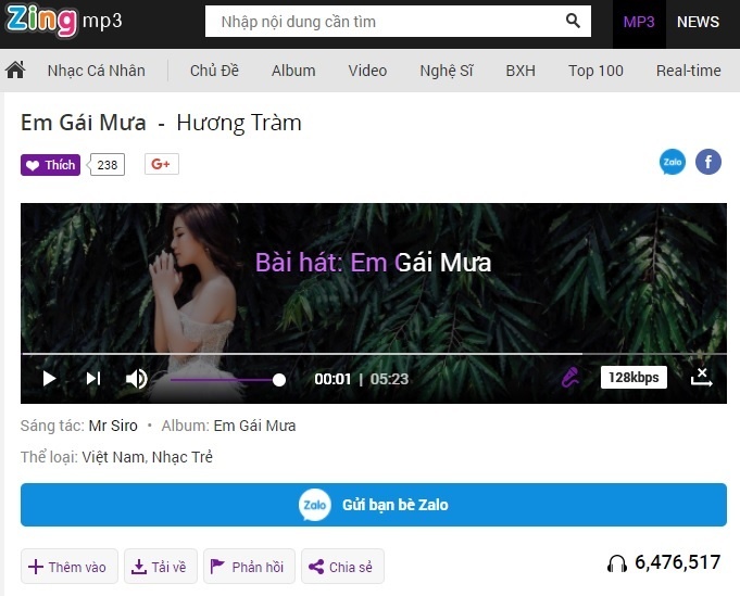 hương tràm ra mv em gái mưa ảnh 1 huong tram ra mv em gai mua anh 1