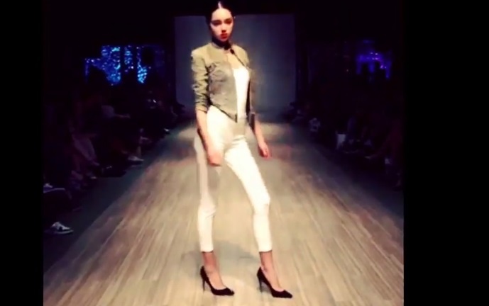 Diana Lai cuon hut tren san catwalk o Canada hinh anh