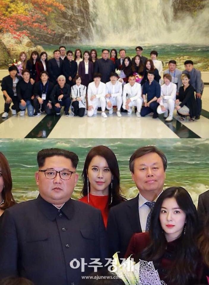 irene red velvet chụp ảnh cùng kim jong un ảnh 1 irene red velvet chup anh cung kim jong un anh 1