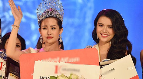 Hai thang doi vuong mien day song gio cua Hoa hau Dai duong Ngan Anh hinh anh