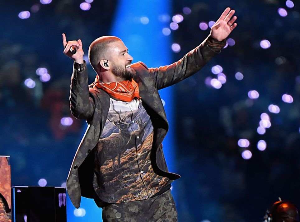 Justin Timberlake ngam nhac den vu Janet Jackson khi hat o Super Bowl hinh anh