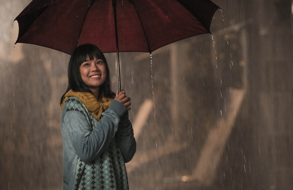 Hoang Yen Chibi quay oneshot trong mua, hat ca khuc nhac xua 