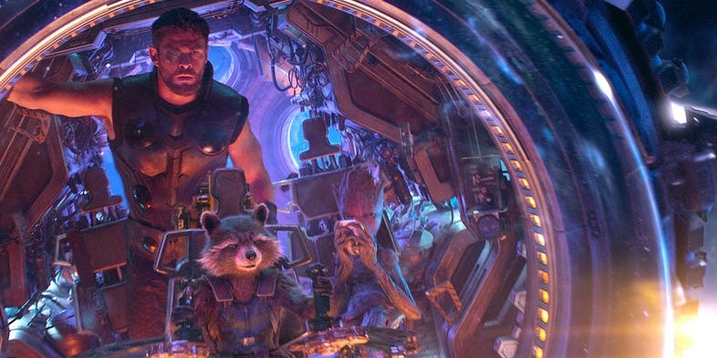 thor gặp dàn vệ binh trong Avengers: Infinity War ảnh 1 thor gap dan ve binh trong Avengers: Infinity War anh 1