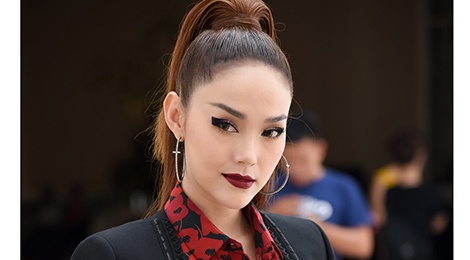 Thanh Hang, Minh Hang, Vo Hoang Yen xuat hien lanh lung o The Face hinh anh