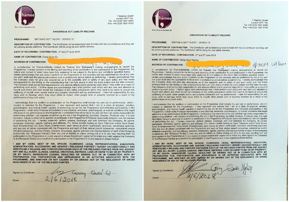 quốc nghiệp quốc cơ vào chung kết britain's got talent ảnh 1 quoc nghiep quoc co vao chung ket britain's got talent anh 1