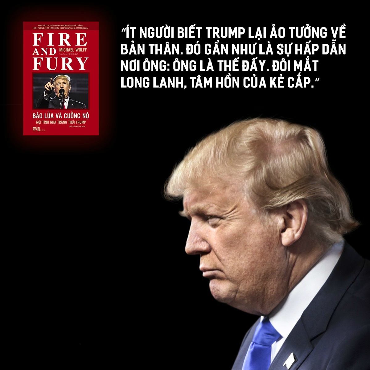 bao lua va cuong no,  donald trump,  fire and fury anh 2