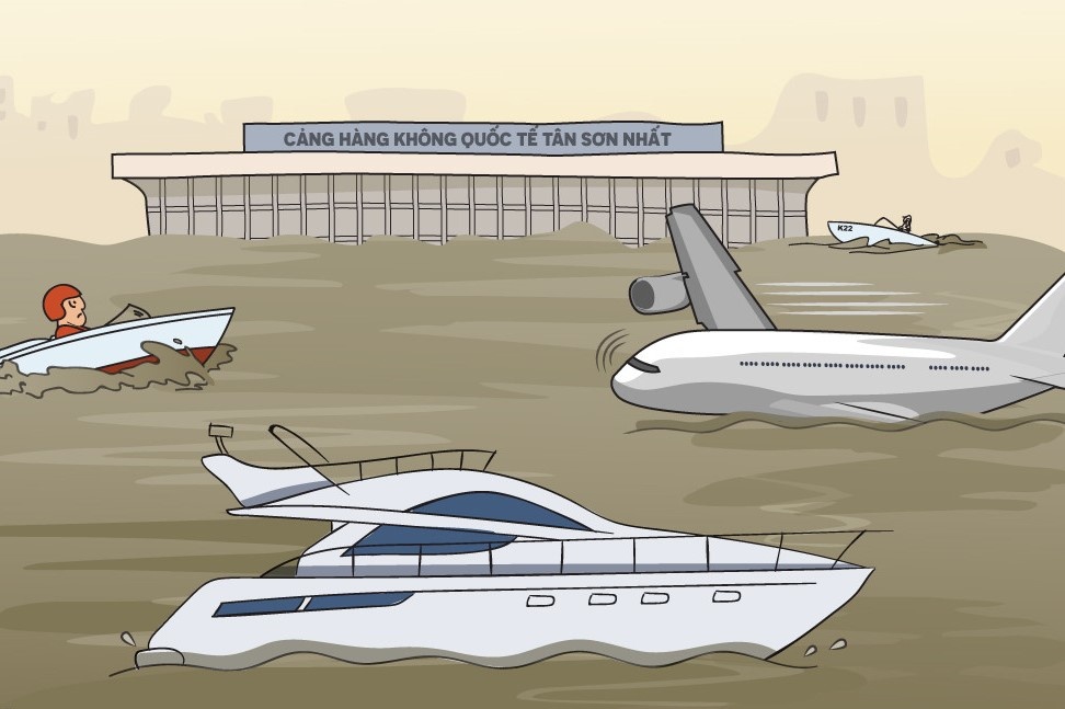 60 nam truoc, san bay Tan Son Nhat chong ngap nhu the nao? hinh anh