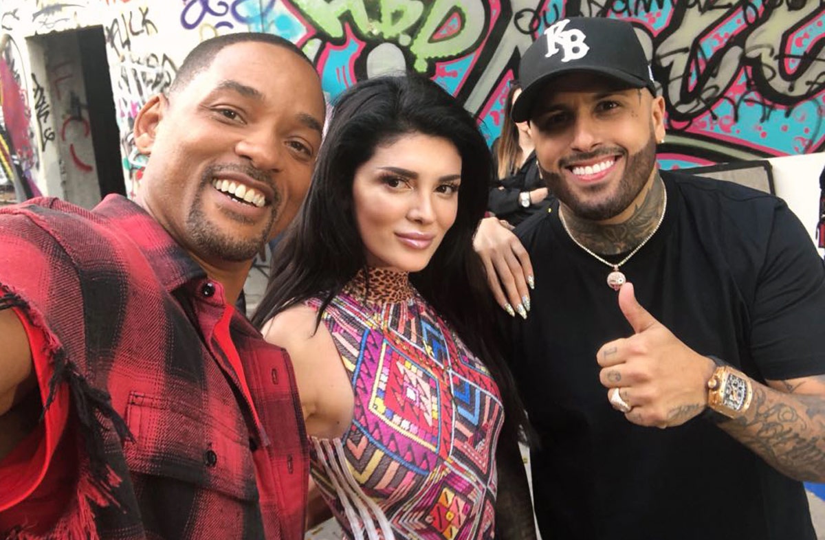 Sieu sao Hollywood hat be mac World Cup, benh vuc Neymar hinh anh