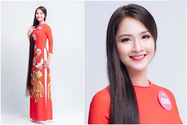 Nguoi dep Hoa hau Viet Nam 2018 khoe suoi toc dai an tuong hinh anh