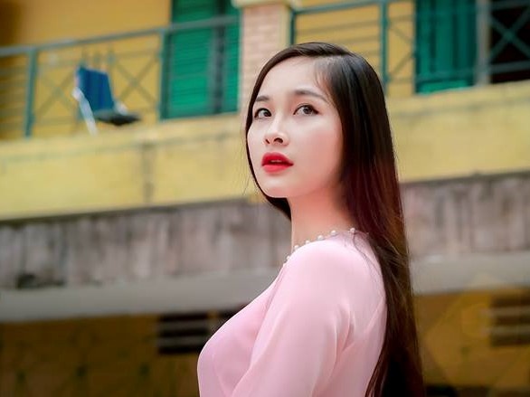 Co gai co mai toc dai 1,4 m o Hoa hau Viet Nam 2018 hinh anh