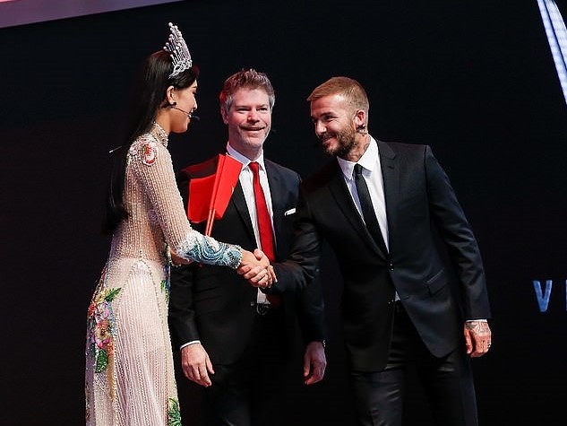 beckham tiểu vy dự vinfast ảnh 2 beckham tieu vy du vinfast anh 2