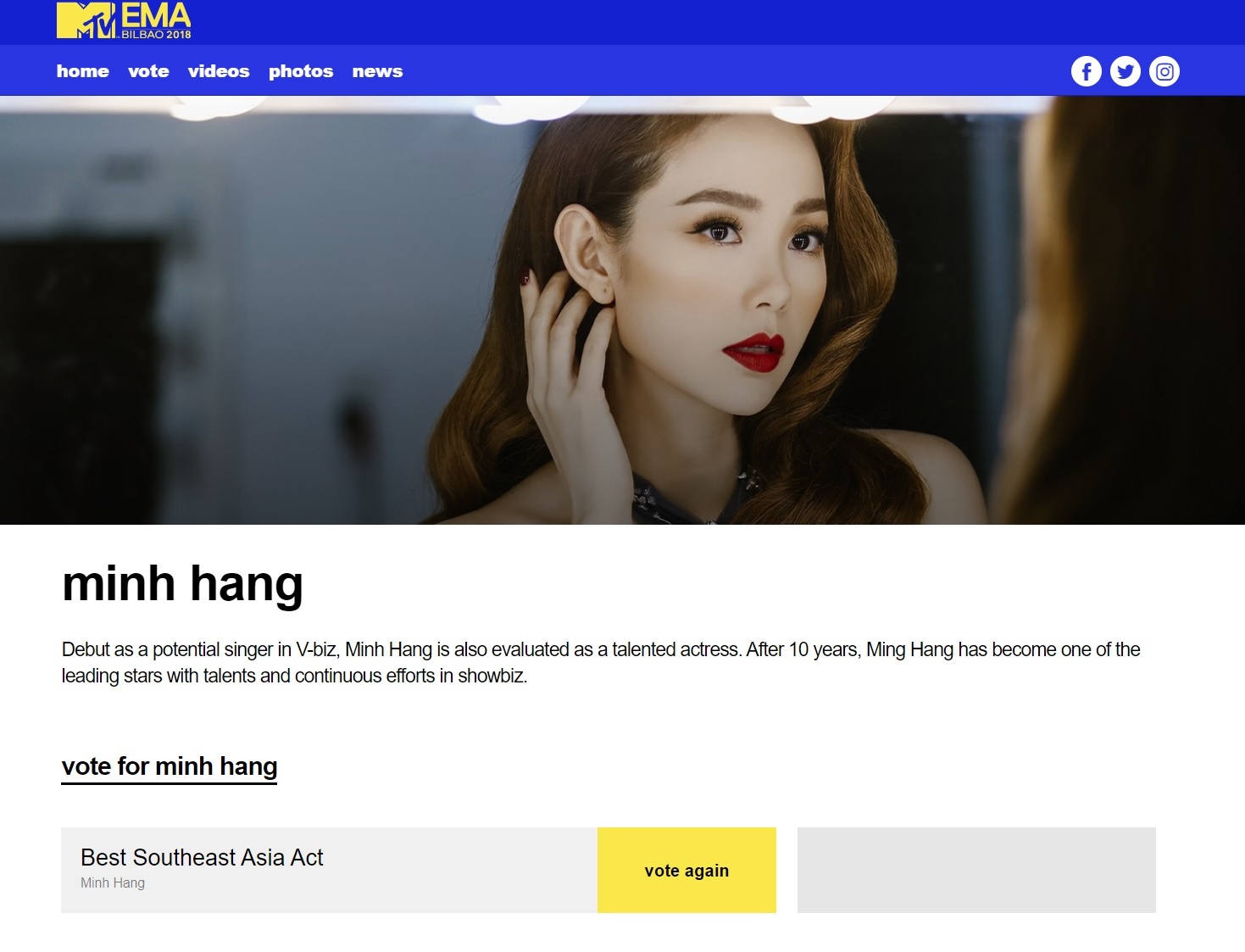 minh hằng đại diện việt nam tại ema ảnh 2 minh hang dai dien viet nam tai ema anh 2