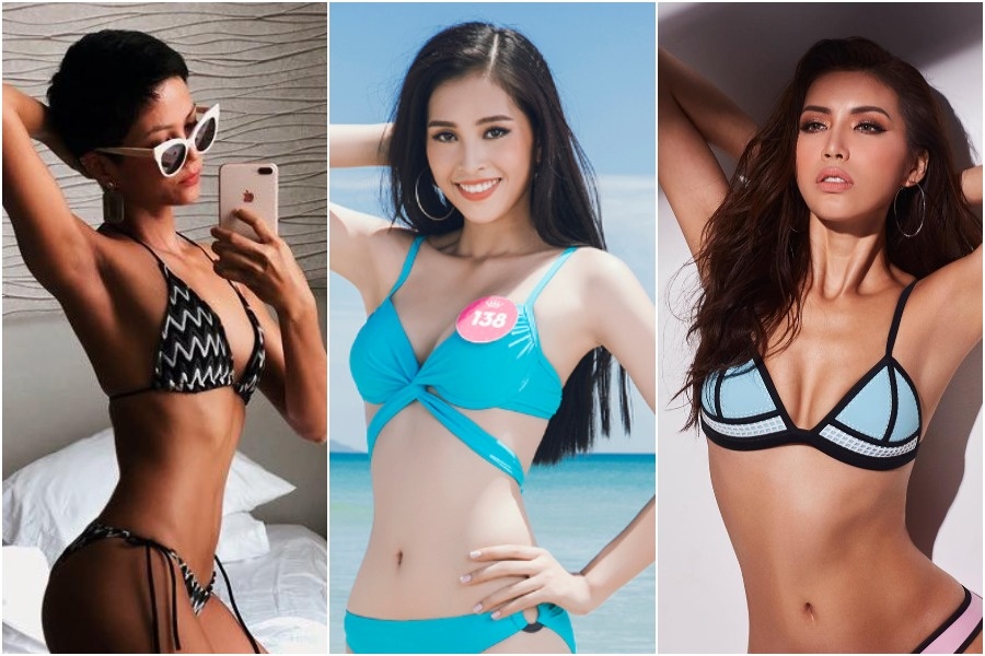 Tieu Vy, H'Hen Nie va loat nguoi dep Viet thi nhan sac quoc te 2018 hinh anh
