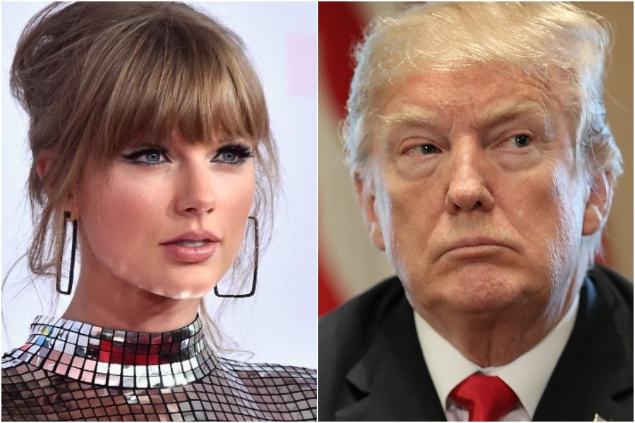 Gay bao chinh tri My, Taylor Swift chung to quyen luc sieu sao hinh anh