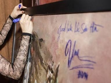 Gioi hoa si thay 'dau nhieu hon gian' khi Dam Vinh Hung ky len tranh hinh anh