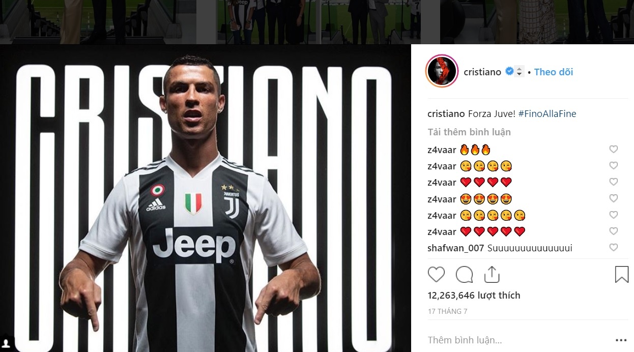 ronaldo vuot selena instagram anh 2
