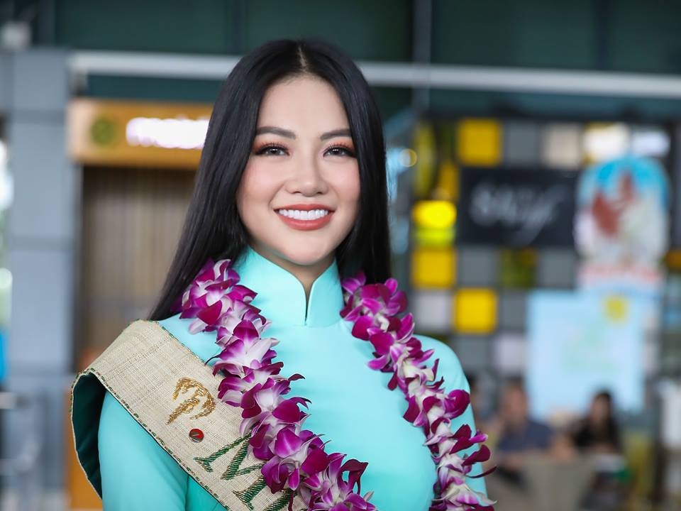 Hoa hau Trai dat 2018 Phuong Khanh khong doi vuong mien ngay tro ve hinh anh