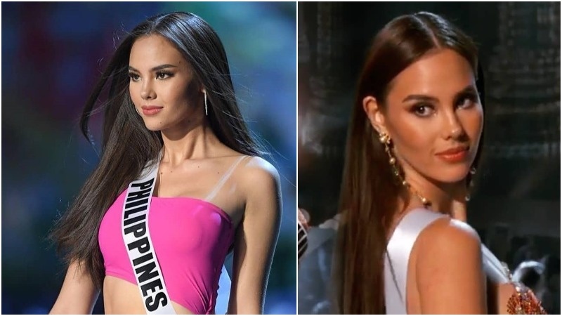 Clip Catriona Gray dep ruc ro khi thi bikini va da hoi o ban ket HHHV hinh anh