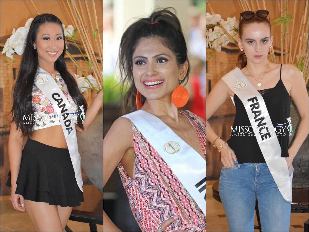 Quan ao xue xoa, kieu toc luom thuom cua thi sinh Hoa hau Lien luc dia hinh anh