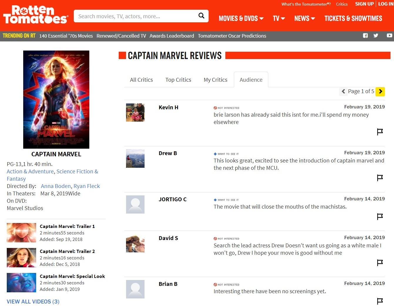 captain marvel bị chê bai ảnh 1 captain marvel bi che bai anh 1