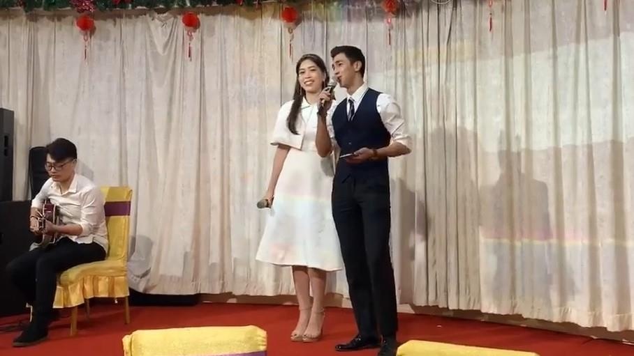 Phuong Nga va Binh An song ca 'Katy Katy' hinh anh