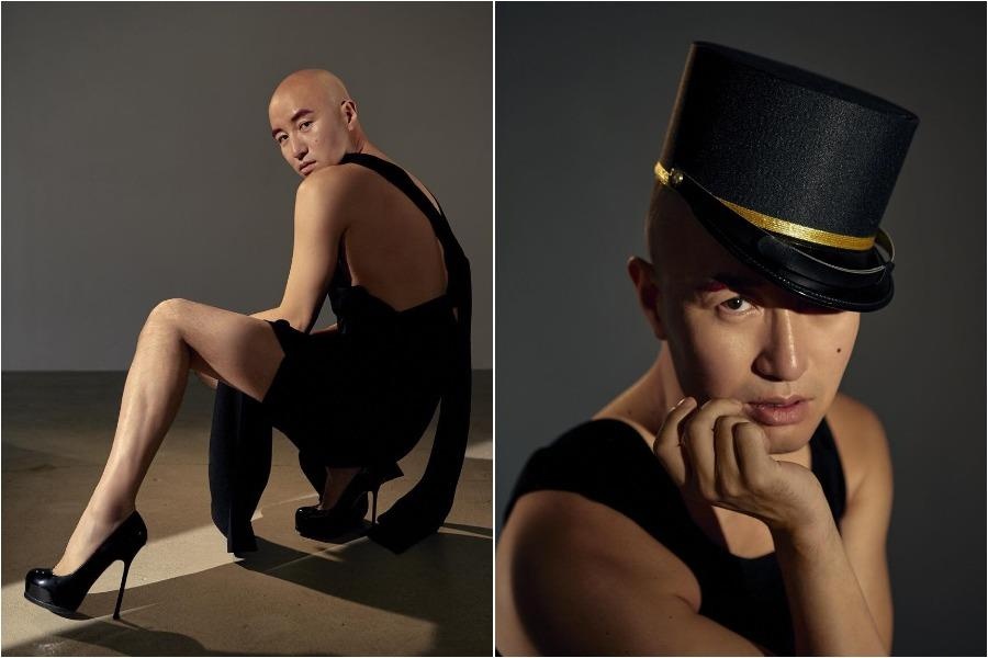 Nghe si Han dau tien cong khai dong tinh ban khoa than tren tap chi hinh anh