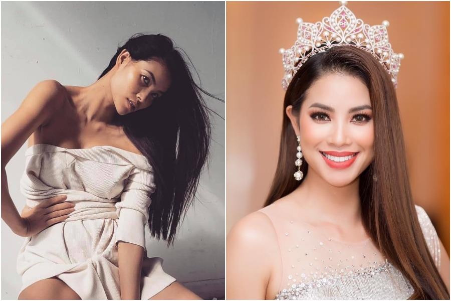 Pham Huong gay tranh cai vi mat moc khac la, than hinh gay go o My hinh anh