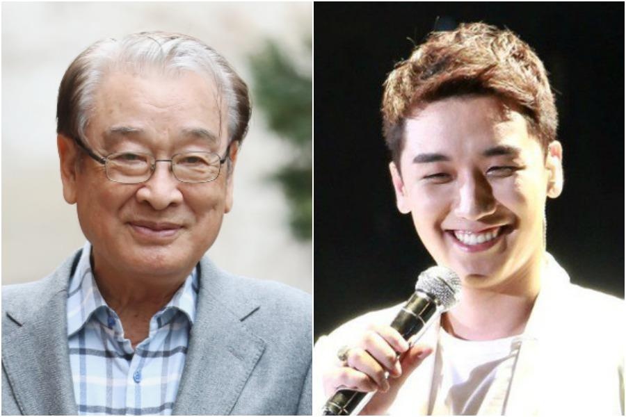 Sao nam 84 tuoi len an Seungri: 'Mat kiem soat, that bai truoc cam do' hinh anh