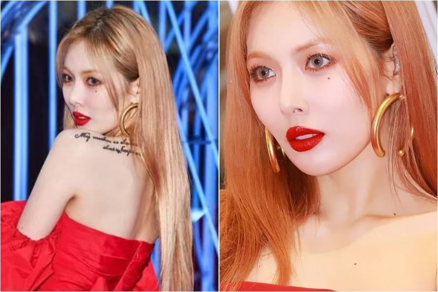 HyunA dien dam do sexy nhung bi che trang diem dang so hinh anh