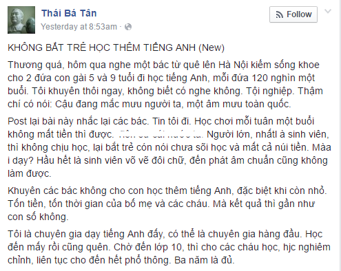 học tiếng Anh ảnh 1 hoc tieng Anh anh 1