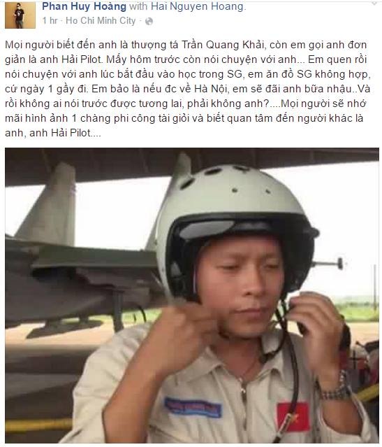 Phi công Trần Quang Khải ảnh 1 Phi cong Tran Quang Khai anh 1