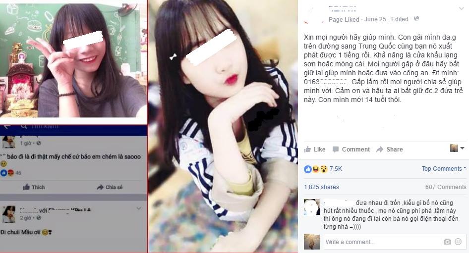 nữ sinh bỏ nhà đi trung quốc ảnh 1 nu sinh bo nha di trung quoc anh 1