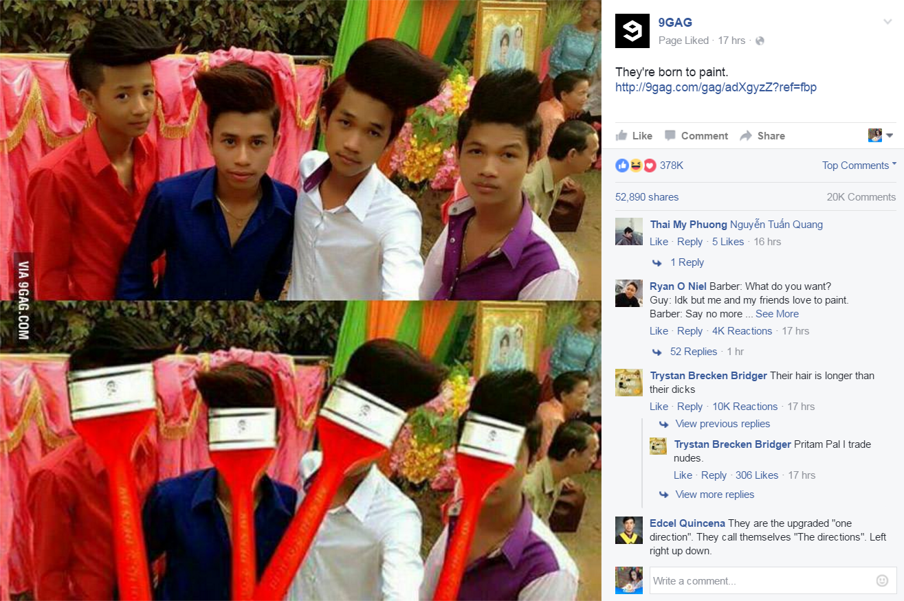 4 chàng trai Việt lên 9GAG ảnh 1 4 chang trai Viet len 9GAG anh 1