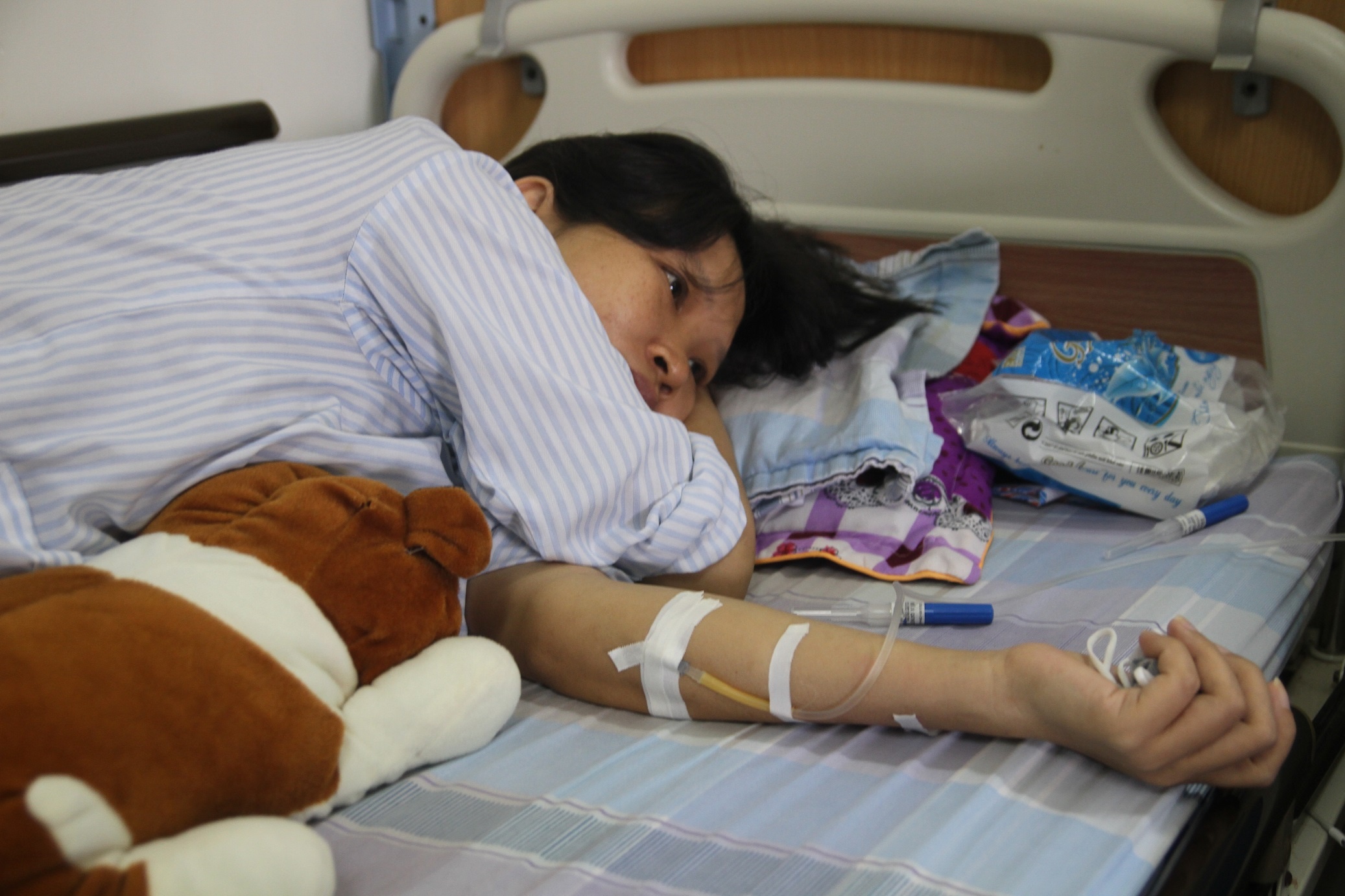 Them truong hop me ung thu mau tu choi dieu tri de sinh con hinh anh