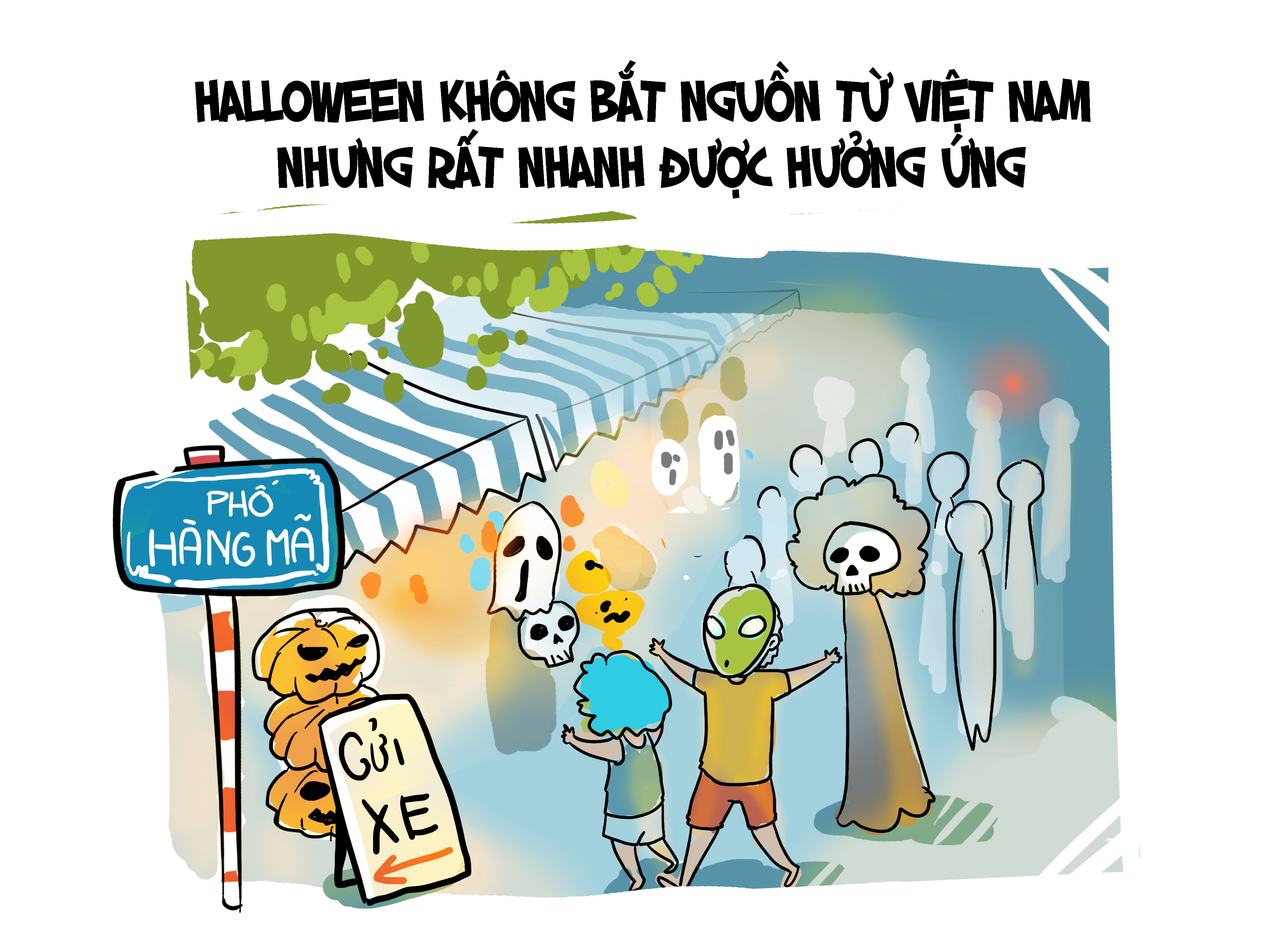 Hoa trang Halloween anh 1