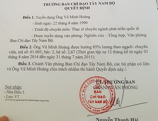 Vũ Minh Hoàng là con ai ảnh 2 Vu Minh Hoang la con ai anh 2