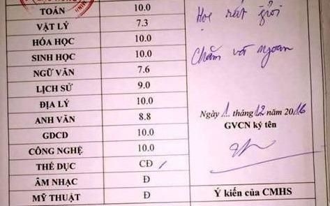 'Nhieu hoc sinh tong ket tren 9,0 van xep loai trung binh' hinh anh