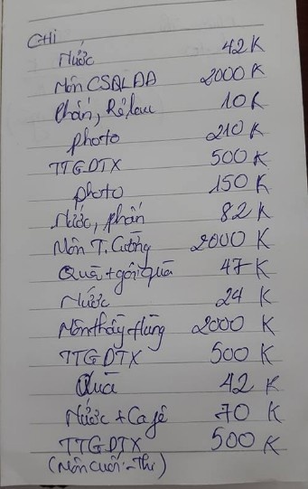 Phủ nhận góp tiền đi thầy ảnh 1 Phu nhan gop tien di thay anh 1