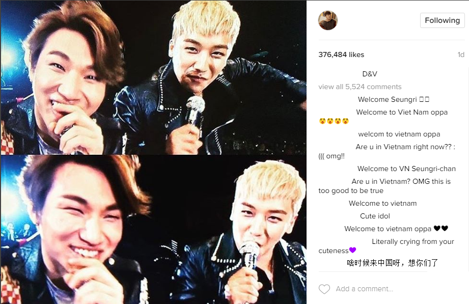 Seungri G-Dragon đến Việt Nam ảnh 2 Seungri G-Dragon den Viet Nam anh 2