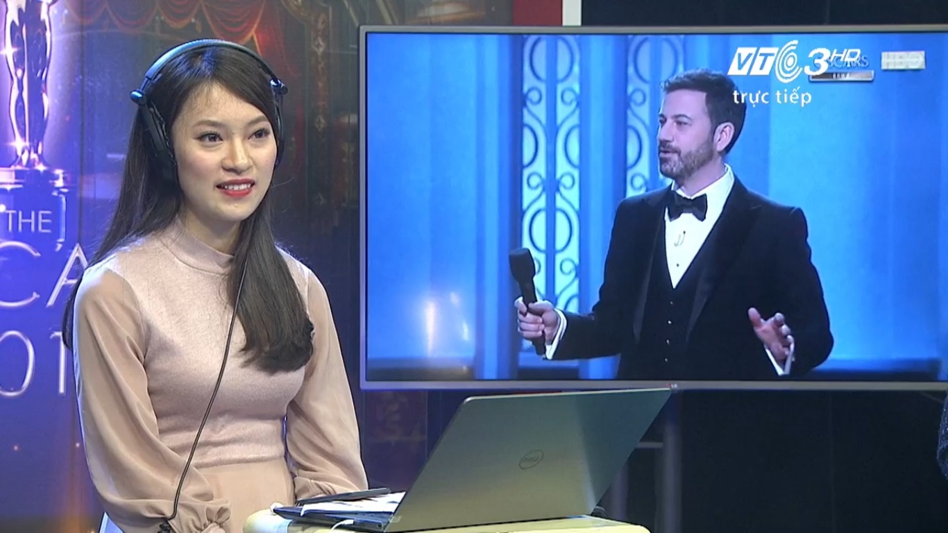 Khanh Vy: Toi biet phai dan truc tiep Oscar chi truoc 2 ngay hinh anh