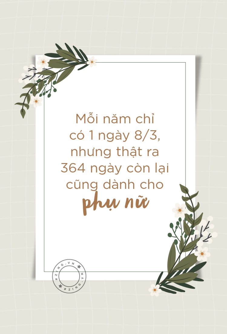 Chi co 1 ngay 8/3, nhung that ra ngay nao cung danh cho phu nu hinh anh