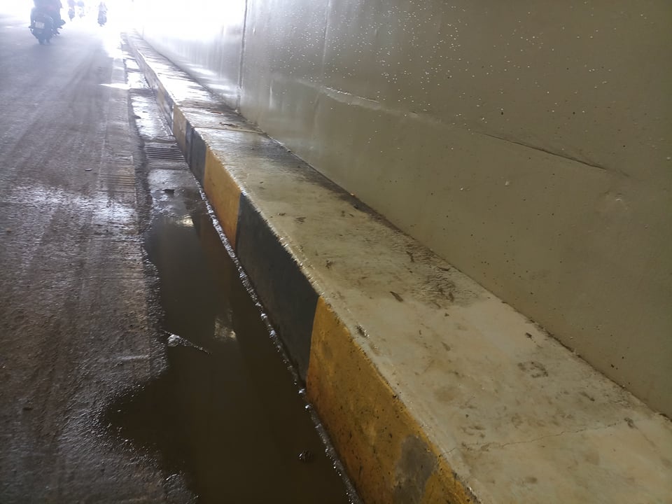 Hầm chui vừa sử dụng đã ngập nước ảnh 2 Ham chui vua su dung da ngap nuoc anh 2