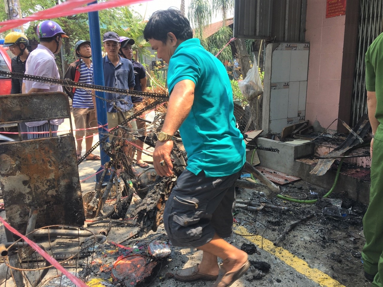 Cháy tiệm photo ở Sài Gòn ảnh 1 Chay tiem photo o Sai Gon anh 1