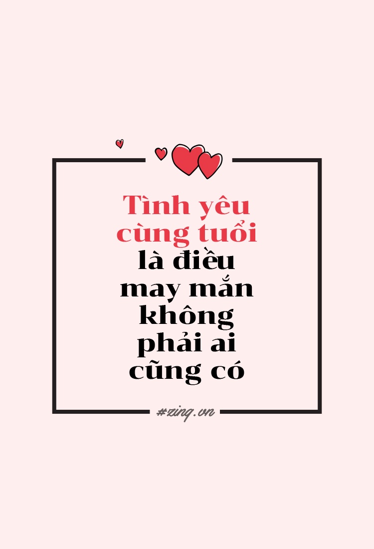 Tinh yeu cung tuoi la dieu may man khong phai ai cung co hinh anh