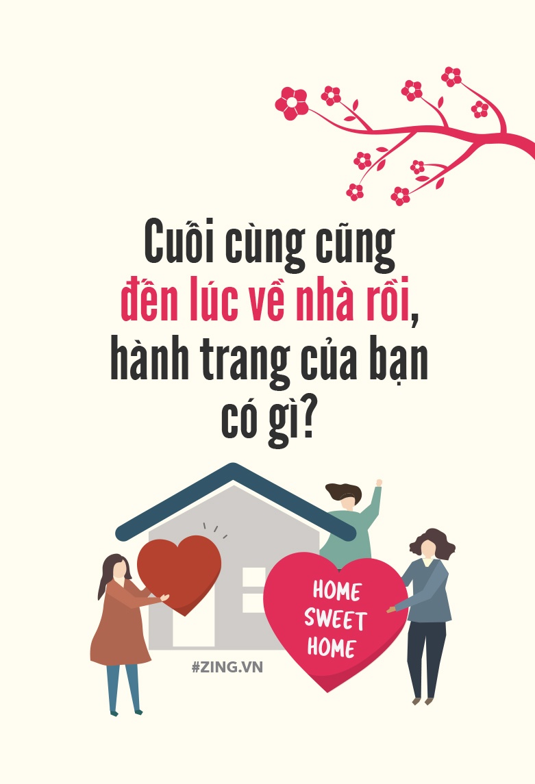 Cuoi cung cung den luc ve nha roi, hanh trang cua ban co gi? hinh anh