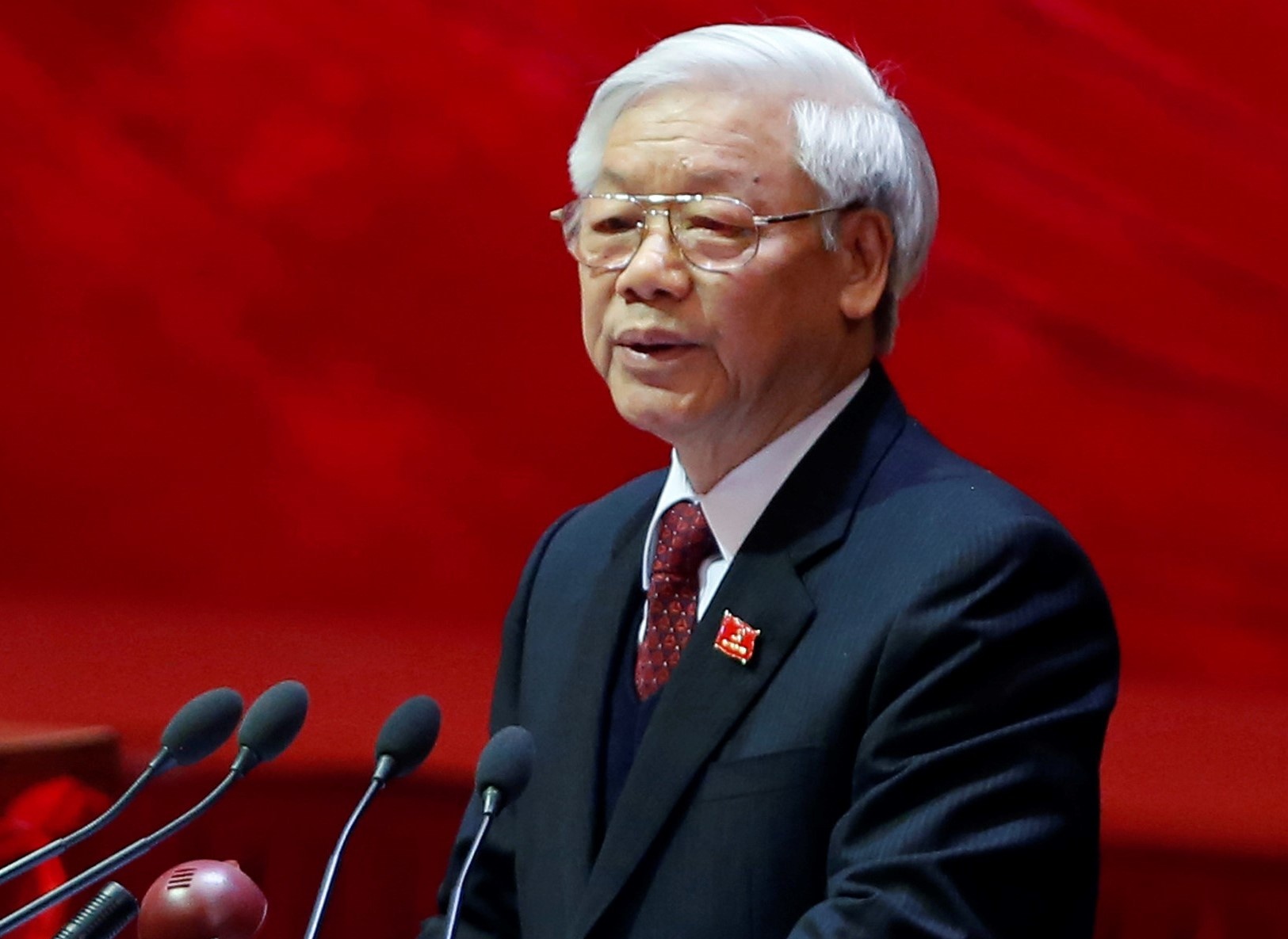 Tong bi thu, Chu tich nuoc chuc Tet lanh dao, dong bao va chien si hinh anh