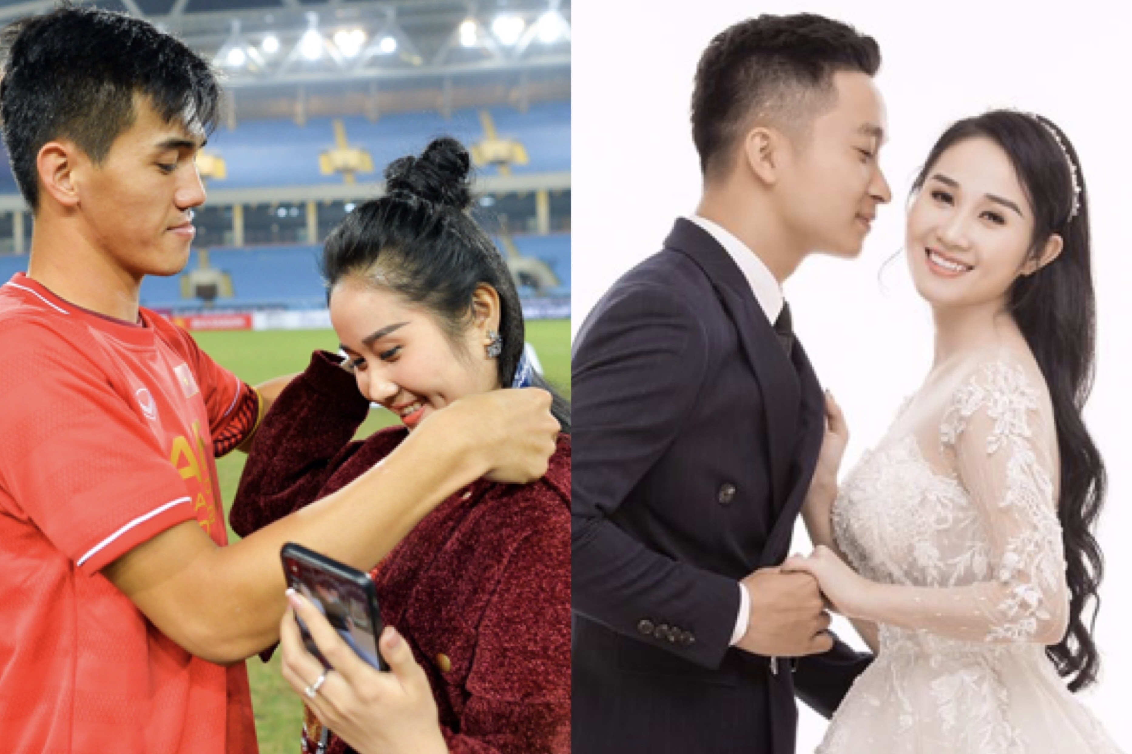 Ban gai cu Tien Linh dang anh mac ao cuoi ben nguoi moi hinh anh