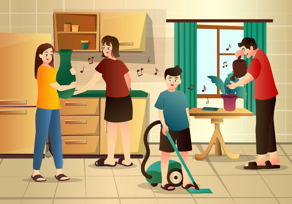 Ve nha don Tet anh 1